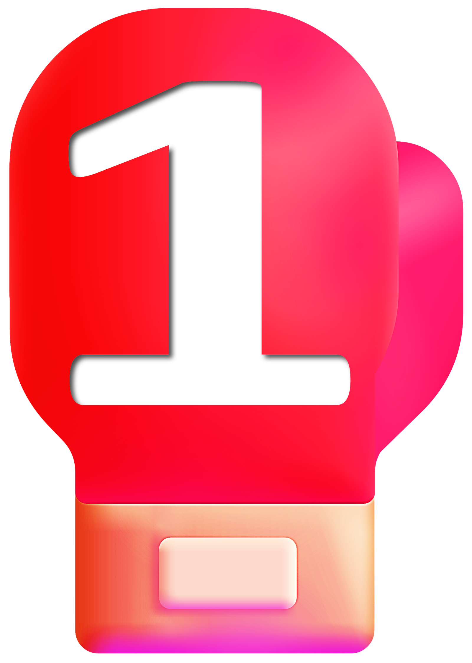 Boxing Numbers Design and Decoration Set