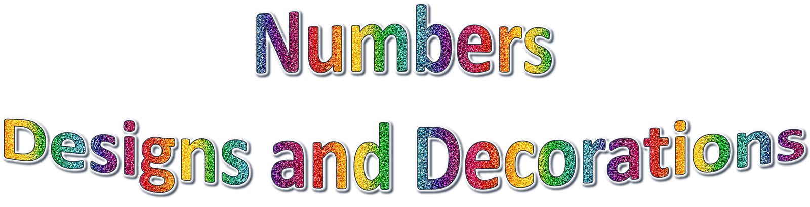Number Design and Decoration